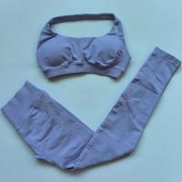 Conjunto de Yoga Sin Costuras Top con Sujetador Camisola Traje Deportivo de Cintura Alta - details 15