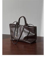 Bolso de cuero genuino para mujer, bolso de hombro para axilas, bolso de cuero de vaca, bolso de piel suave Retro - details 14