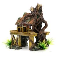 Adornos artesanales de resina para pecera, rocalla de acuario Retro Artificial, decoración multiusos creativa, regalo de paisajismo - details 1
