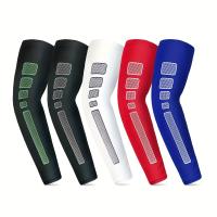 2 piezas de Mangas Deportivas Transpirables para Brazos - Baloncesto, Tenis, Ciclismo, Protección para Codo y Muñeca en Taekwondo, Poliéster Ligero, , Blanco, Rojo, Azul, Verde, Agujeros de Ventilación para Mayor Comodidad, Ideales para Actividades - details 3