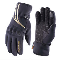 Guantes de Motocicleta de Invierno Calentitos y a Prueba de Viento Pantalla Táctil Antideslizantes - details 1