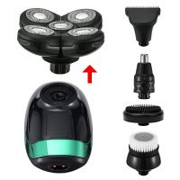 Afeitadora Eléctrica Recargable 5 en 1 para Hombres con Barba Máquina de Afeitar Resistente al Agua con Carga Rápida Uso Seco y Húmedo - details 4