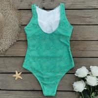 Traje de Baño de Una Pieza Impreso 2024 Talla Grande Push Up Estilo Vintage de Flor - details 63
