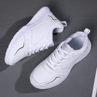 Zapatillas de deporte de cuero para mujer, zapatos deportivos ultraligeros de talla grande, primavera y otoño - details 5
