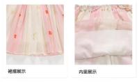 Hanfu-falda glutinosa súper inmortal de manga corta para niña, falda glutinosa súper inmortal de estilo fino para bebé, verano 2025 - details 11