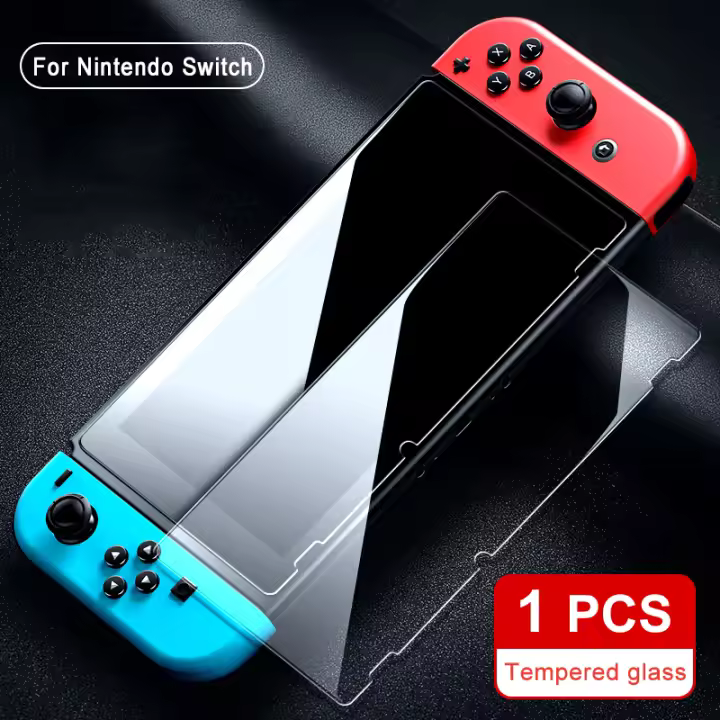 Película protectora de pantalla para Nintendo Switch, vidrio templado 9H HD, 3 piezas, NS LITE, OLED, accesorios - 1