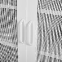 Beliani Metal Blanco 2 Puertas estantes almacenaje Oficina en casa Wakatipu - details 6