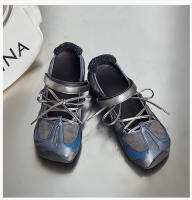 Plantilla de cuero Wula solo zapatos de mujer 2025 nuevo arco cruzado plano Mary Jane zapatos bolsa cabeza sandalias mujer - details 15