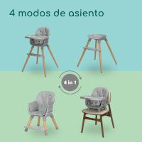 Silla Elevadora para Niños Diseño Evolutivo de Trona Ajustable para 6 a 14 Años Cojines Acolchados - details 4
