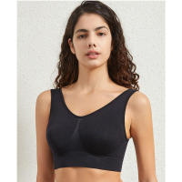 Women solid color fitness sports bra top gym yoga athletic tight workout soft brassiere padded - details 26