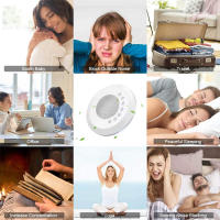Máquina de ayuda para dormir, dispositivo de ruido blanco, ayuda para dormir inteligente, música relajante para bebés - details 7