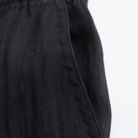 TRAFZA-Pantalones rectos informales para mujer, pantalón plisado holgado de cintura alta, pierna recta, ropa de oficina, 2024 - details 5