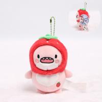 Animal relleno tiburón gordo colgante llavero decoración muñeca suave tiburón llavero de felpa Kawaii adorno colgante colgante de tiburón de dibujos animados - details 12