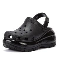 Cro Classic Mega Crush Clog - Sandalias Negeras para Mujer - Suela Crush Extra Gruesa - details 1