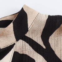 Conjunto de Camisa y Pantalones para Mujer OUWU Estampado de Temperamento Animal Versátil y Informal Moda de Otoño Novedad - details 6