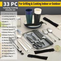 Equipo de Camping Utensilios de Cocina al Aire Libre Accesorios de Autocaravana Senderismo Picnic - details 2