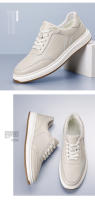 Primera capa de cuero de vaca terciopelo zapatos de cuero térmico para hombres suela suave superficie suave zapatos para hombres - details 19