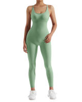 Mono ajustado para mujer, mono deportivo informal para todas las estaciones, ropa deportiva ajustada sin mangas, mono todo en uno, ropa para mujer - details 43