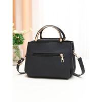 Bolso cruzado moderno y minimalista, bolso con patrón de bordado geométrico, mochila de lujo de alta gama - details 4