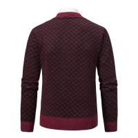 Cardigan de Invierno para Hombres Cuello de Béisbol Casual Chaqueta Deportiva de Pello - details 16