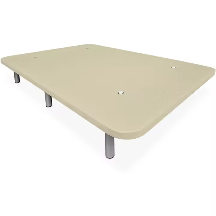 Marco de Cama para Niños Reforzado en 3D Resistente, Robusto, Barras de Refuerzo y 6 Patas Metálicas Roscadas de 25cm - 1