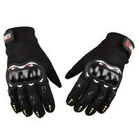 Guantes de Moto Transpirables con Pantalla Táctil y Protección de Nudillos Duros, Antideslizantes, de Tejido Cómodo para Moto - details 1