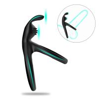 Anillo de Cóctel de Silicona para Hombres Retardo de Eyaculación Estimulación de Clítoris Juguetes Sexuales para Parejas Producto Sexual para Adultos - details 4