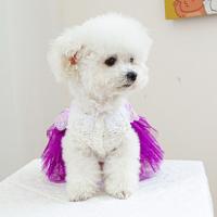 Vestido de princesa para perros y mascotas, Hada y mariposa, ropa para mascotas, vestido de gasa de encaje para perros, vestido de hadas para mascotas encantador y agradable para la piel - details 6
