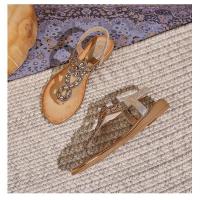 Sandalias Plataforma Mujer Strass Verano 2025 - Diseño Bohemio con Tacon Ancho Cómodo - Zapatos Elegantes Playa y Fiesta - details 31