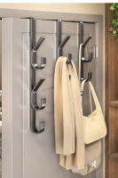 Gancho para colgar en la puerta de calidad, sin perforaciones, sobre la puerta, tipo trasero, colgador de abrigos, bolso multifuncional, estante de almacenamiento para el hogar - details 2
