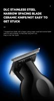 Cortadora de pelo Kemei 2299 para peluquero, cortadora de pelo inalámbrica de 0mm con cero huecos, cortadora de pelo eléctrica profesional para hombres, máquina cortadora de acabado - details 1