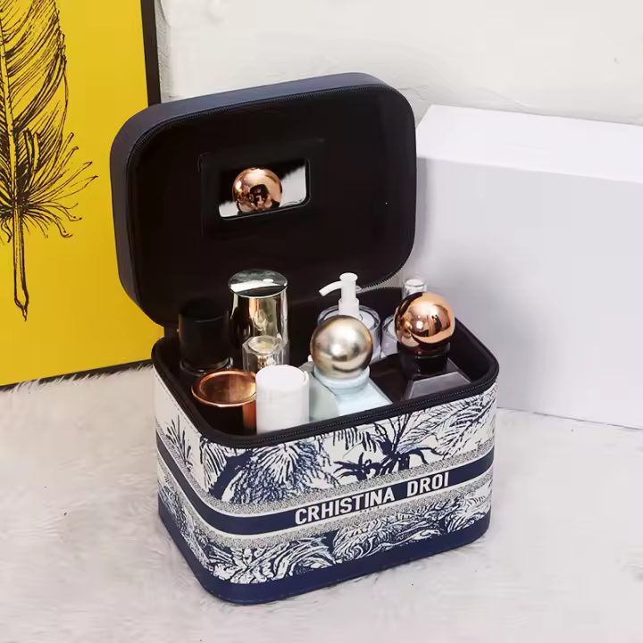 Bolsa de cosméticos2025Nueva Super Fire Net Red Top GradeinsCaja de almacenamiento de cosméticos de moda pequeña y de alta apariencia - 1