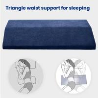 Cojín de espuma con soporte lumbar ergonómico, lavable en máquina, funda desmontable, firme, suave para dispositivos multimedia - details 7