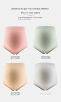Pantis de Maternidad de Algodón de Cintura Alta Soporte Abdominal, Color Sólido, Transpirable para Mujeres Embarazadas Estilo BRIEF, Acolchado en Nylon, Retirable - details 12