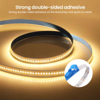GAHADA Luz de Tira LED de Alta Brillo 12V Ancho de PCB de 5MM y 8MM Tinta Cálida Blanca - details 9