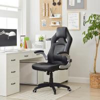 oficina ergonómica, giratoria y altura ajustable, estudio, ruedas, Negro OBG62B - details 2