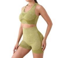Conjunto de sujetadores deportivos para mujer, pantalones cortos de gimnasio, ropa de gimnasio transpirable, pantalones cortos, - details 5