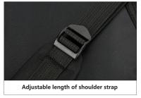 Mochila impermeable para hombre, bolsa de trabajo para ordenador portátil de 15,6 pulgadas, mochila de negocios para colegio uni - details 28