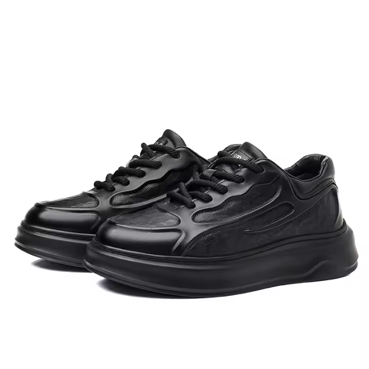 Zapatos de Cuero de Vaca de Primavera Suela Suave para Hombres Diseño Deportivo y Ocio - 1