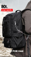 Bolsa de montañismo Mochila deportiva para hombre al aire libre con USB Senderismo Montaña Tabla de surf 50L 60L 80L Bolsa de hombro para acampar y excursiones - details 1
