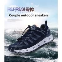 Zapatos de malla transpirables para Hombre, Zapatillas ligeras y cómodas, informales con cordones, planas, a la moda, novedad - details 3
