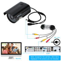 Cámara de seguridad CCTV analógica para exteriores, dispositivo de vigilancia de 1200TVL, 3,6mm, impermeable IP66, Plug and Play, visión nocturna de IR-CUT - details 9