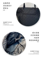 Bolso grande de hombro, bolso nuevo para mujer, bolso de mano de hilo bordado de nailon, bolso de mensajero portátil de moda, bolso de viaje de gran capacidad. - details 3