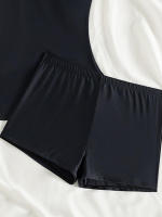 Traje de baño de dos piezas para mujer, Tankini, conjunto de Bikini sólido, bóxer, pantalones cortos, ropa de playa, Verano - details 7