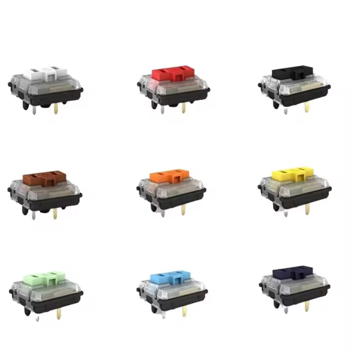 Teclado acrílico interruptor de perfil bajo Mini interruptores de teclado mecánico ultrafinos interruptor de perfil bajo RGB - 1