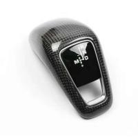 Palanca de cambios de cristal para coche, volante a la izquierda y derecha de fibra de carbono, para Cayenne 2018-2023 - details 0