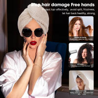 2 toallas para el cabello de secado rápido súper absorbentes - details 2
