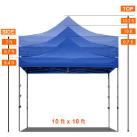 SucceBuy-tienda con dosel emergente, Gazebo para Patio exterior, paredes laterales extraíbles, bolsa con ruedas, resistente a los rayos UV, refugio instantáneo impermeable - details 2