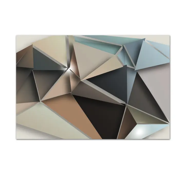 Fondos de pantalla de Vinilo Autoadhesivos Modernos personalizados para el Panel de Pared de Decoración del Hogar de la Sala de Estar, Rollo de Pared de Renovación de Muebles de Diseño de Diamantes de Geometría Abstracta Que Cubre No Tejido - 1