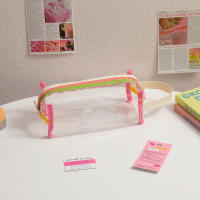 Bolsa De Cosméticos PVC Transparente Grande Organizador De Maquillaje Para Mujeres Estuche Para Lápices Y Bolígrafos Para Estudiantes - details 14